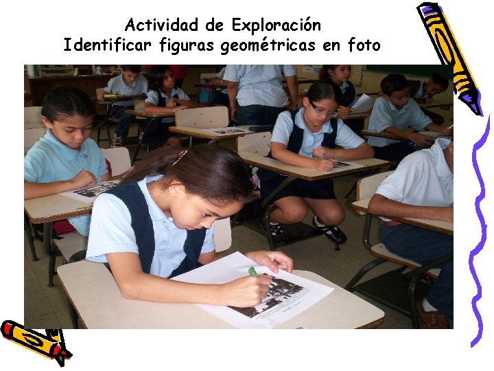 Actividad de Exploración Identificar figuras geométricas en foto 