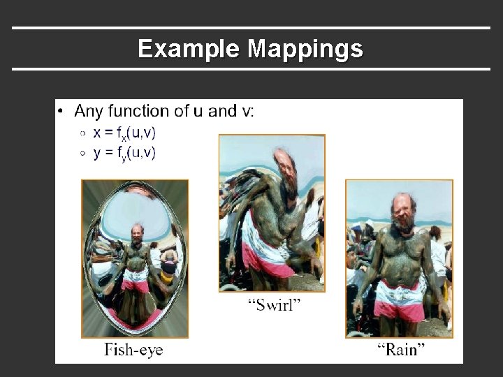 Example Mappings 