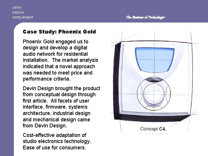 DEVIN DESIGN+ DEVELOPMENT Case Study: Phoenix Gold engaged us to design and develop a