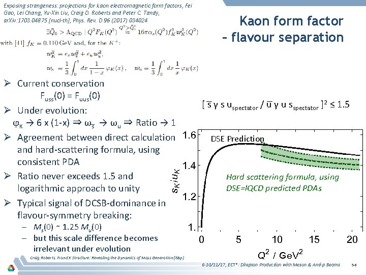 Exposing strangeness: projections for kaon electromagnetic form factors, Fei Gao, Lei Chang, Yu-Xin Liu,