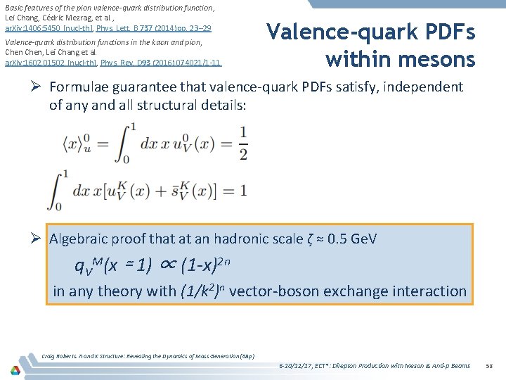 Basic features of the pion valence-quark distribution function, Lei Chang, Cédric Mezrag, et al.