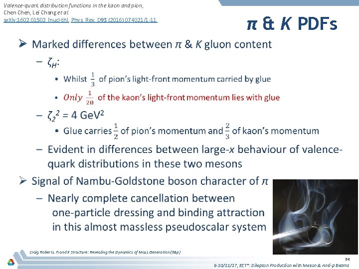 Valence-quark distribution functions in the kaon and pion, Chen, Lei Chang et al. ar.