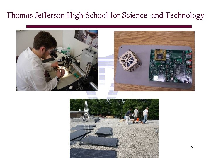 Thomas Jefferson High School for Science and Technology 2 