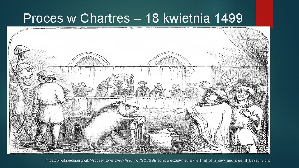 Proces w Chartres – 18 kwietnia 1499 https: //pl. wikipedia. org/wiki/Procesy_zwierz%C 4%85 t_w_%C 5%9