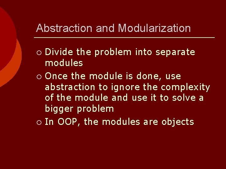 Chapter 3 Object Interaction Object Interaction To construct