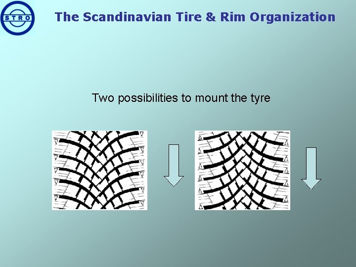 The Scandinavian Tire & Rim Organization Two possibilities to mount the tyre 