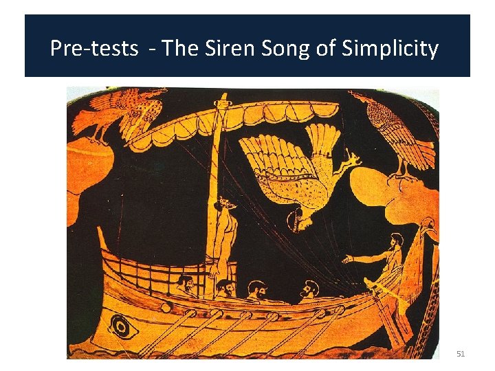 Pre-tests - The Siren Song of Simplicity 51 