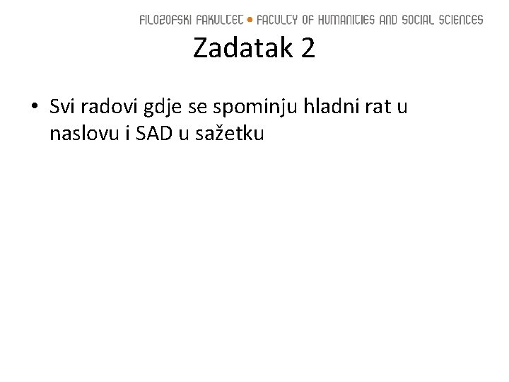 Zadatak 2 • Svi radovi gdje se spominju hladni rat u naslovu i SAD