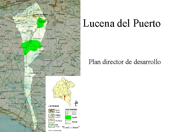 Lucena del Puerto Plan director de desarrollo 
