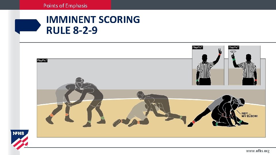 Points of Emphasis IMMINENT SCORING RULE 8 -2 -9 www. nfhs. org 