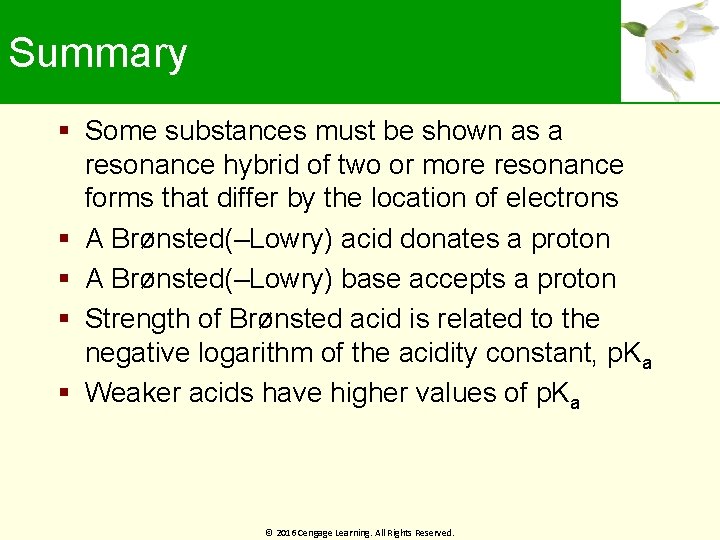 Summary Some substances must be shown as a resonance hybrid of two or more