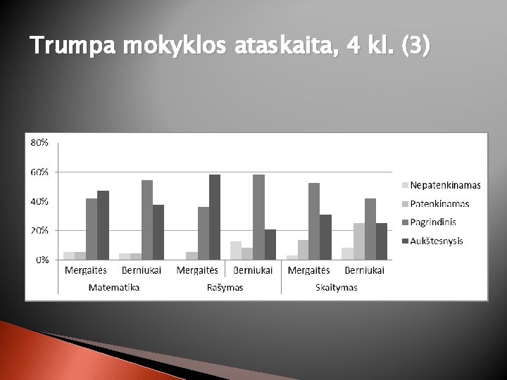 Trumpa mokyklos ataskaita, 4 kl. (3) 