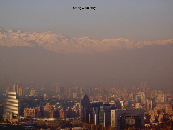 Smog w Santiago 