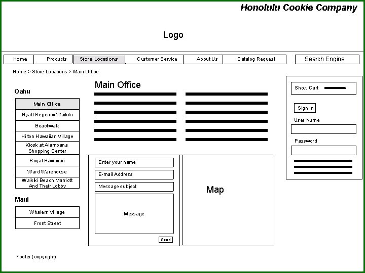 Honolulu Cookie Company Logo Home Products Store Locations Customer Service About Us Catalog Request Honolulu Cookie Company Logo Home Products Store Locations Customer Service About Us Catalog Request