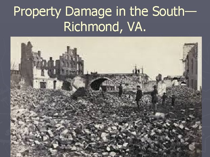 Property Damage in the South— Richmond, VA. 