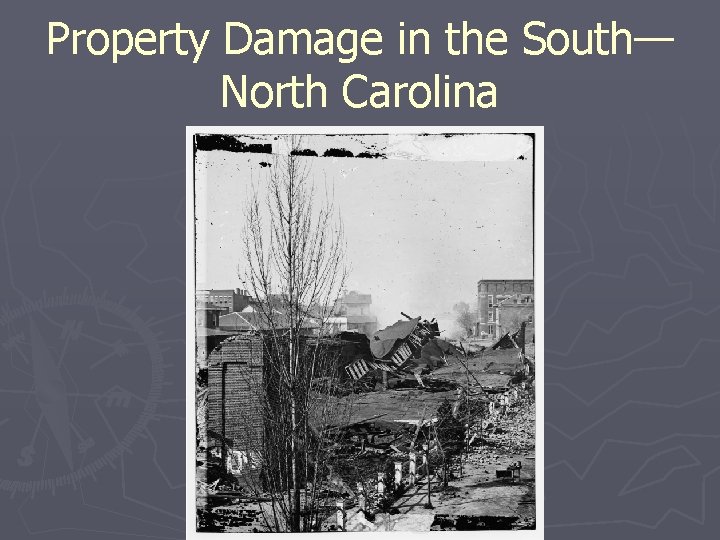 Property Damage in the South— North Carolina 