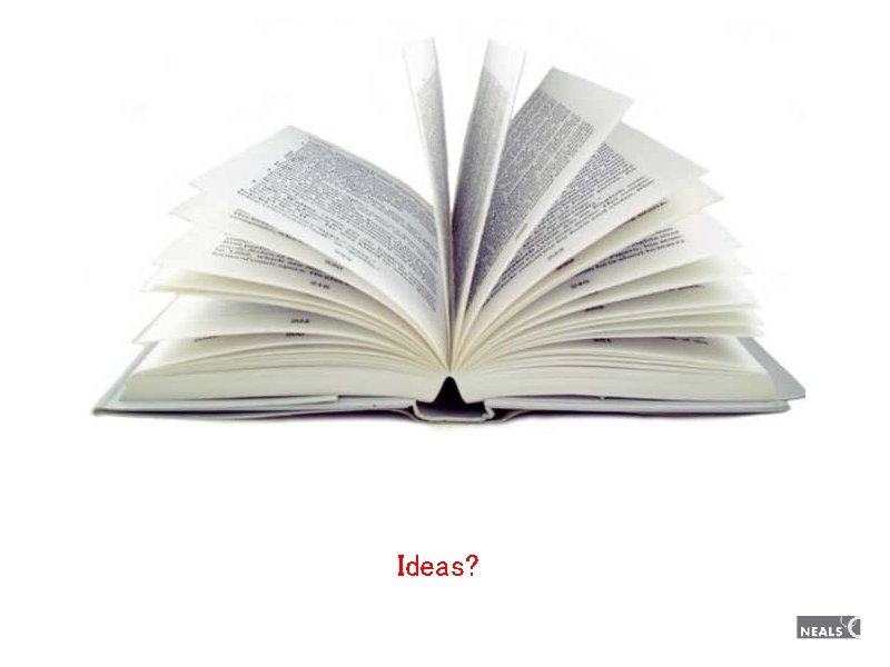 Ideas? Ideas?