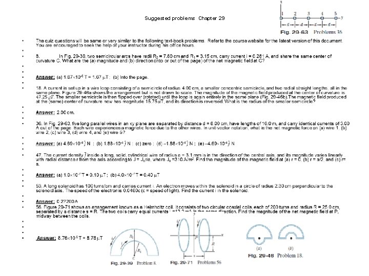 Suggested problems Chapter 29 • 