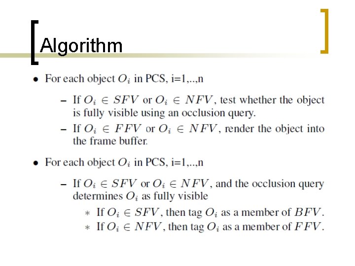 Algorithm 