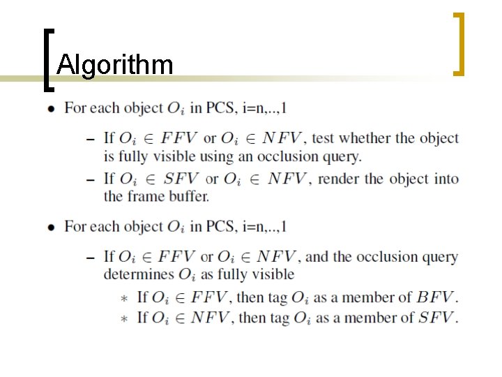 Algorithm 