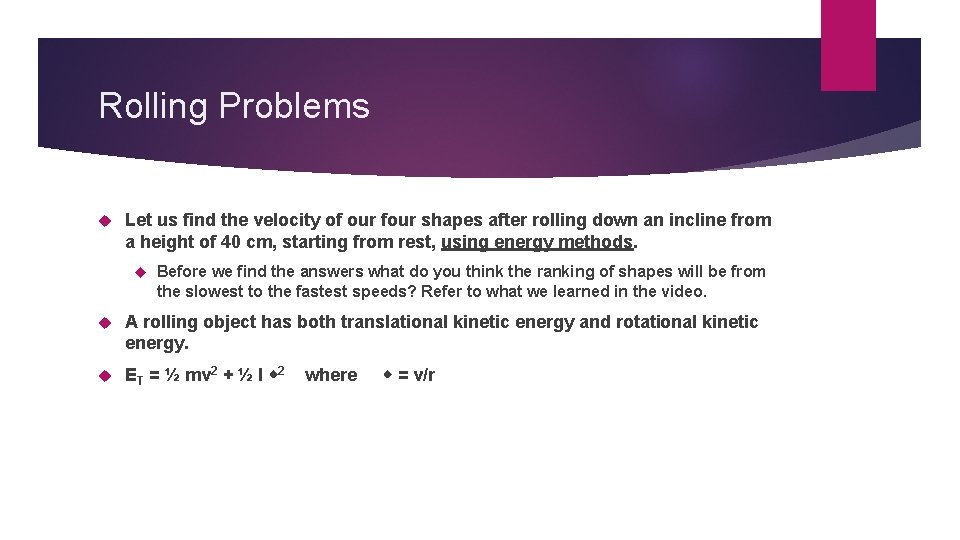 Physics 3 Aug 28 2018 P 3 Challenge