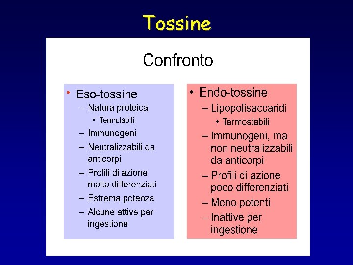 Tossine Eso-tossine 