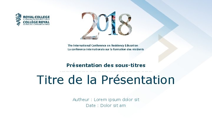 Présentation des sous-titres Titre de la Présentation Autheur : Lorem ipsum dolor sit Date