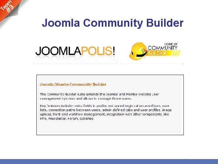 Joomla Community Builder 
