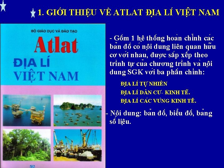 1. GIỚI THIỆU VỀ ATLAT ĐI A LI VIÊ T NAM Gô m 1