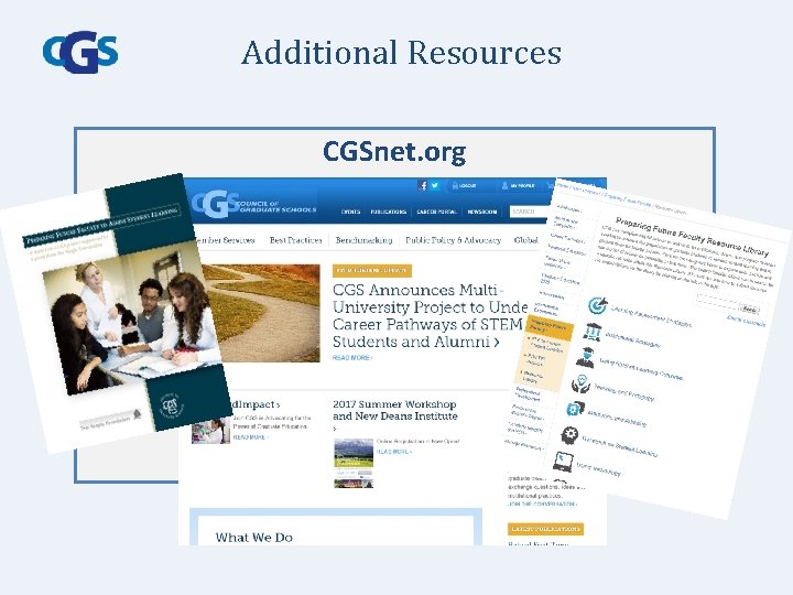 Additional Resources CGSnet. org 