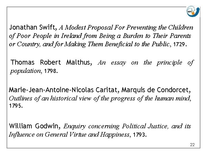 Jonathan Swift, A Modest Proposal For Preventing the Children of Poor People in Ireland