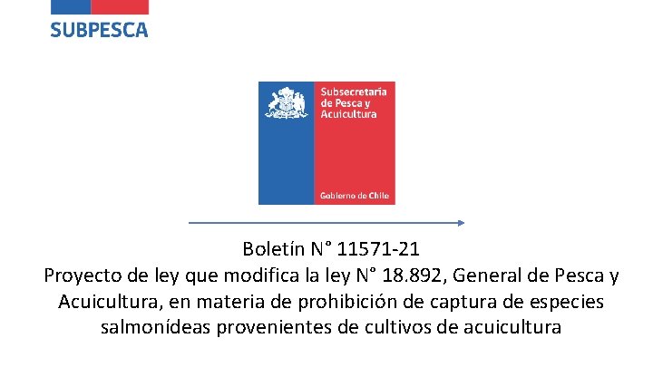 Boletín N° 11571 -21 Proyecto de ley que modifica la ley N° 18. 892,