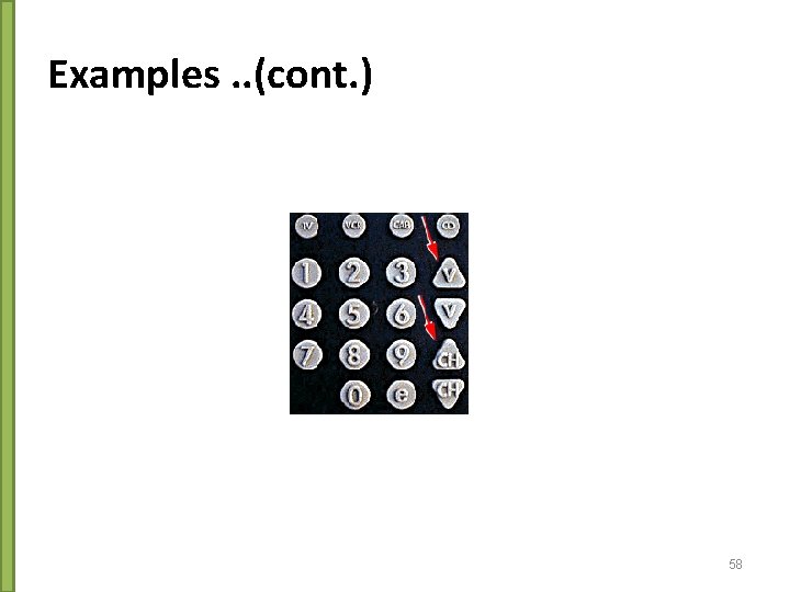 Examples. . (cont. ) 58 