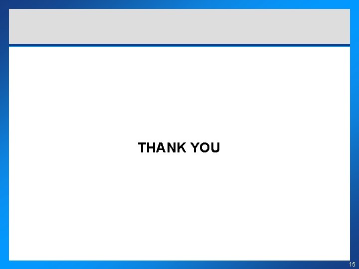 THANK YOU 15 