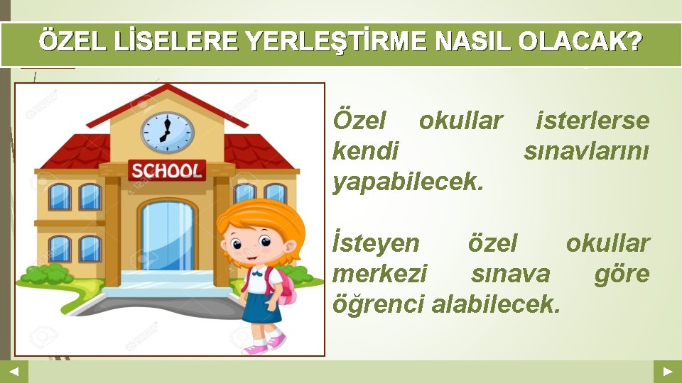 ÖZEL LİSELERE YERLEŞTİRME NASIL OLACAK? Your Log o COMPANY NAME ABS. COM Özel okullar