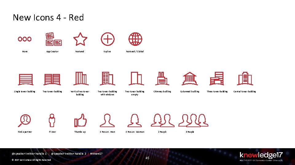 New Icons 4 - Red More App Creator Featured Explore Featured / Global Single