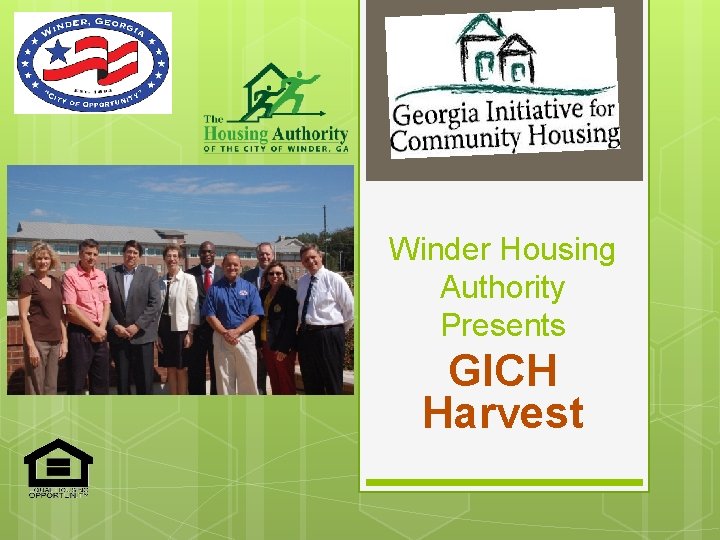 Winder Housing Authority Presents GICH Harvest 