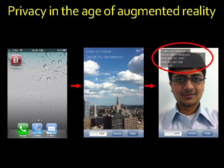 Privacy in the age of augmented reality Privacy in the age of augmented reality