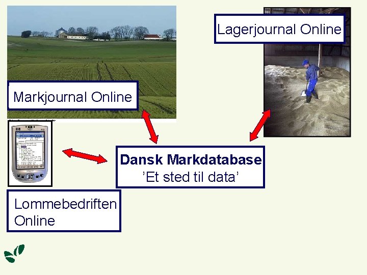 Lagerjournal Online Markjournal Online Dansk Markdatabase ’Et sted til data’ Lommebedriften Online 