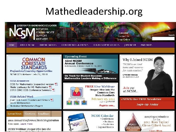 Mathedleadership. org 