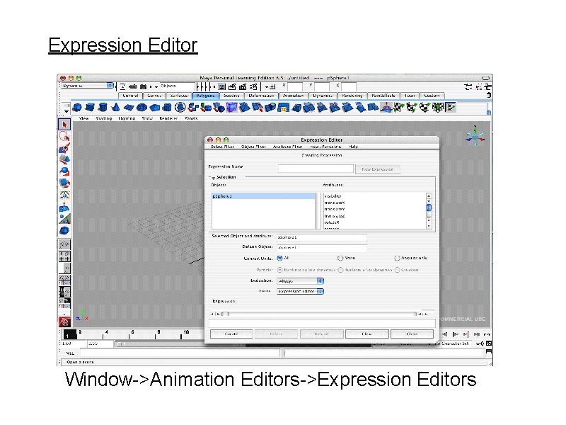 Expression Editor Window->Animation Editors->Expression Editors 