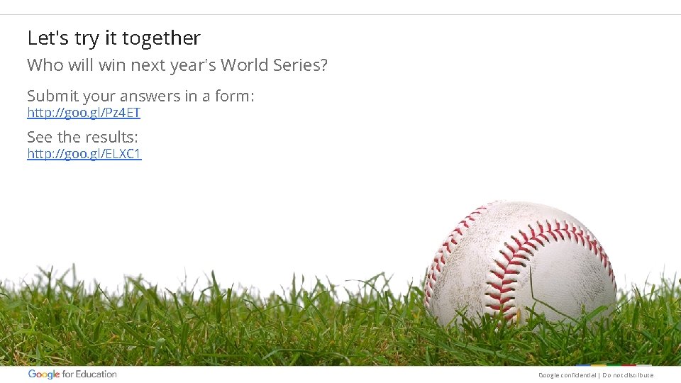 Let's try it together Who will win next year's World Series? Submit your answers