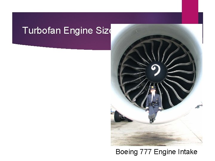 Turbofan Engine Size Boeing 777 Engine Intake 
