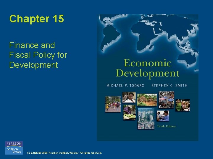 Chapter 15 Finance and Fiscal Policy for Development