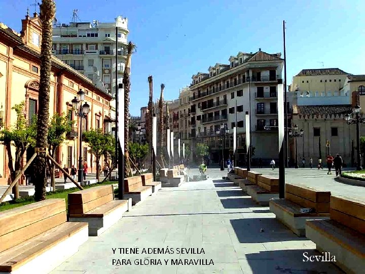 Y TIENE ADEMÁS SEVILLA PARA GLORIA Y MARAVILLA 