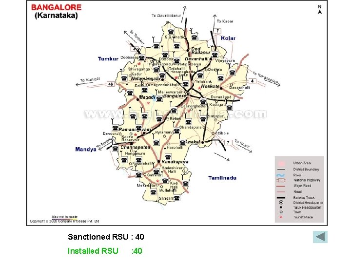 Sanctioned RSU : 40 Installed RSU : 40 