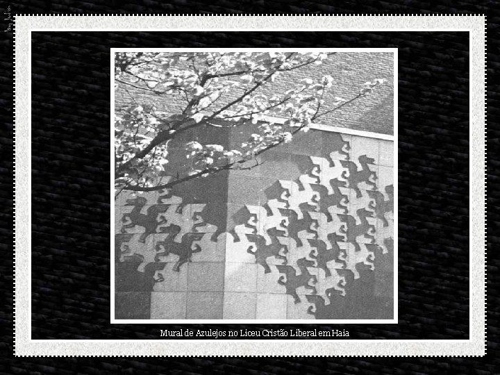 Mural de Azulejos no Liceu Cristão Liberal em Haia 