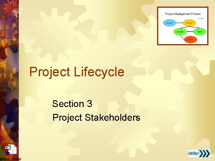 Project Lifecycle Section 3 Project Stakeholders 