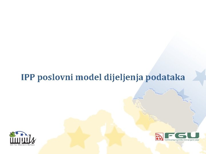 IPP poslovni model dijeljenja podataka 