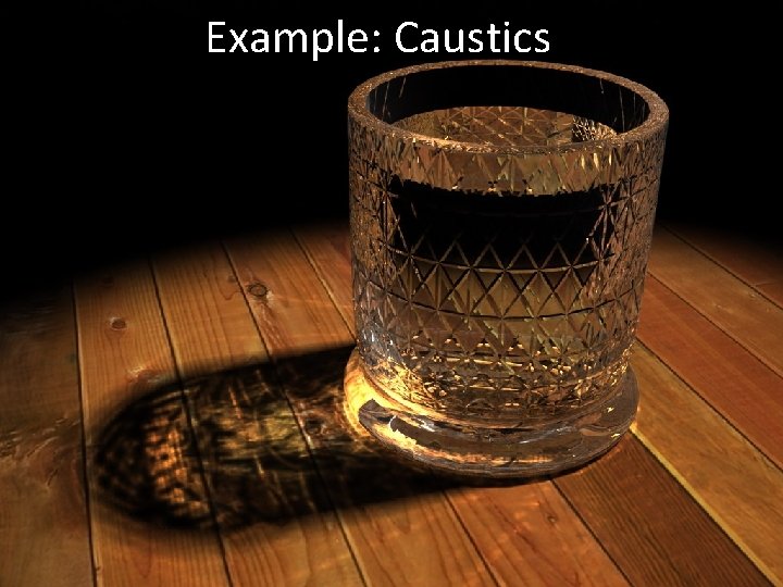 Example: Caustics 